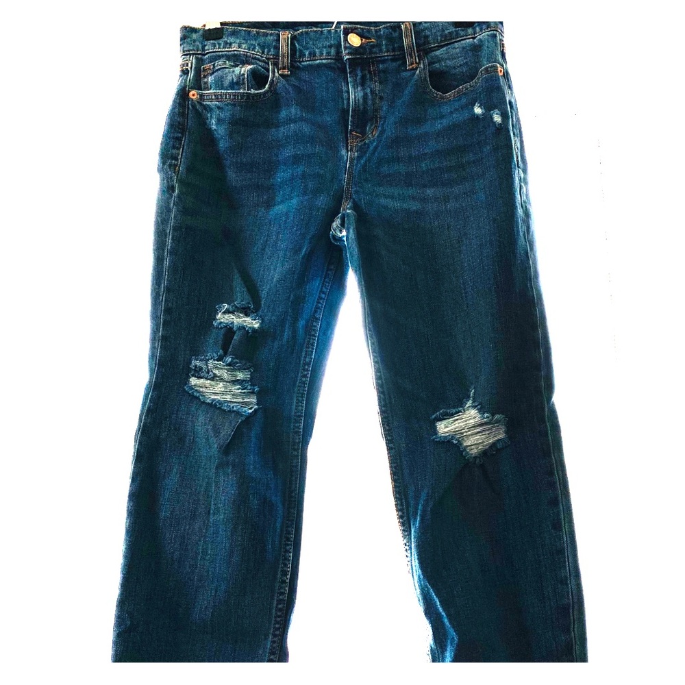 Old Navy distressed boyfriend jeans